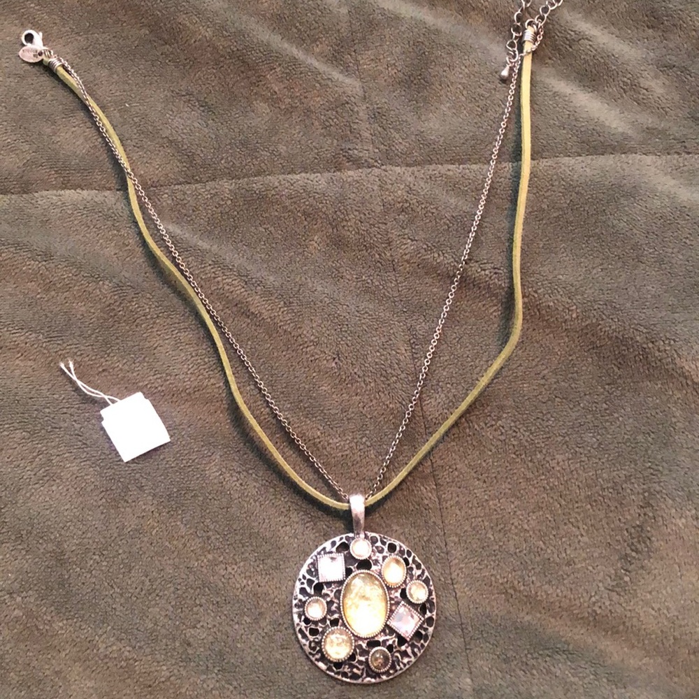 Lia Sophia mint julep necklace